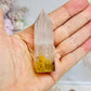 Dentrictic Leaf Rose Quartz Tower 7cm