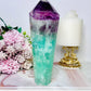 Spectacular Large Incredible Chunky Fluorite Obelisk | Tower 19cm 768grams Full Of Stunning Rainbows