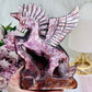 ⚜️ SALE ⚜️ INCREDIBLE & ABSOLUTELY MAGNIFICENT 13CM PURPLE MICA PEGASUS CARVING ~ A TRUE MASTERPIECE!!!