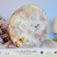 Classy & Fabulous Large 15cm 1.05KG Druzy Pink Amethyst Slab | Freeform From Brazil