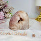 Pink Amethyst Druzy Freeform 204g