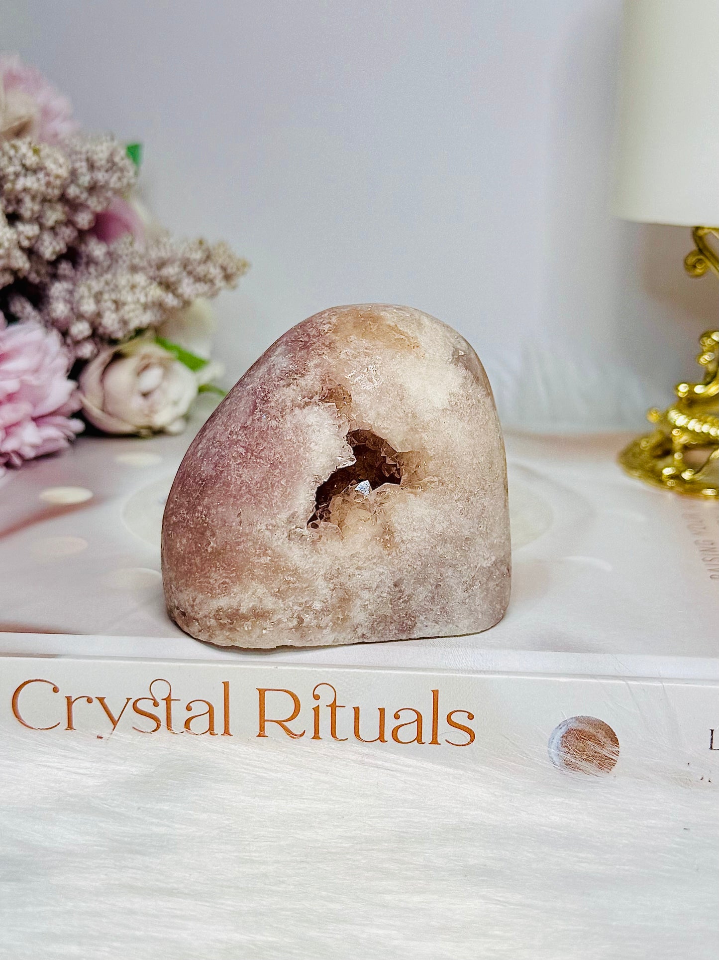 Pink Amethyst Druzy Freeform 204g