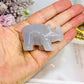 Rhinoceros Druzy Geode Carving 6cm