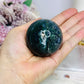 Moss Agate Sphere On Stand 212g