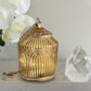 Glass Lantern Led Linear Gold/wash 15cm
