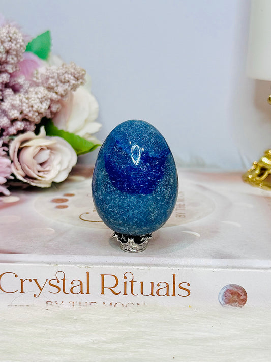 Blue Aventurine Egg On Stand 6cm