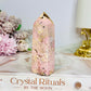 Pink Peruvian Rhodonite Tower 9cm