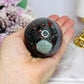 Bloodstone Sphere on Stand 255g