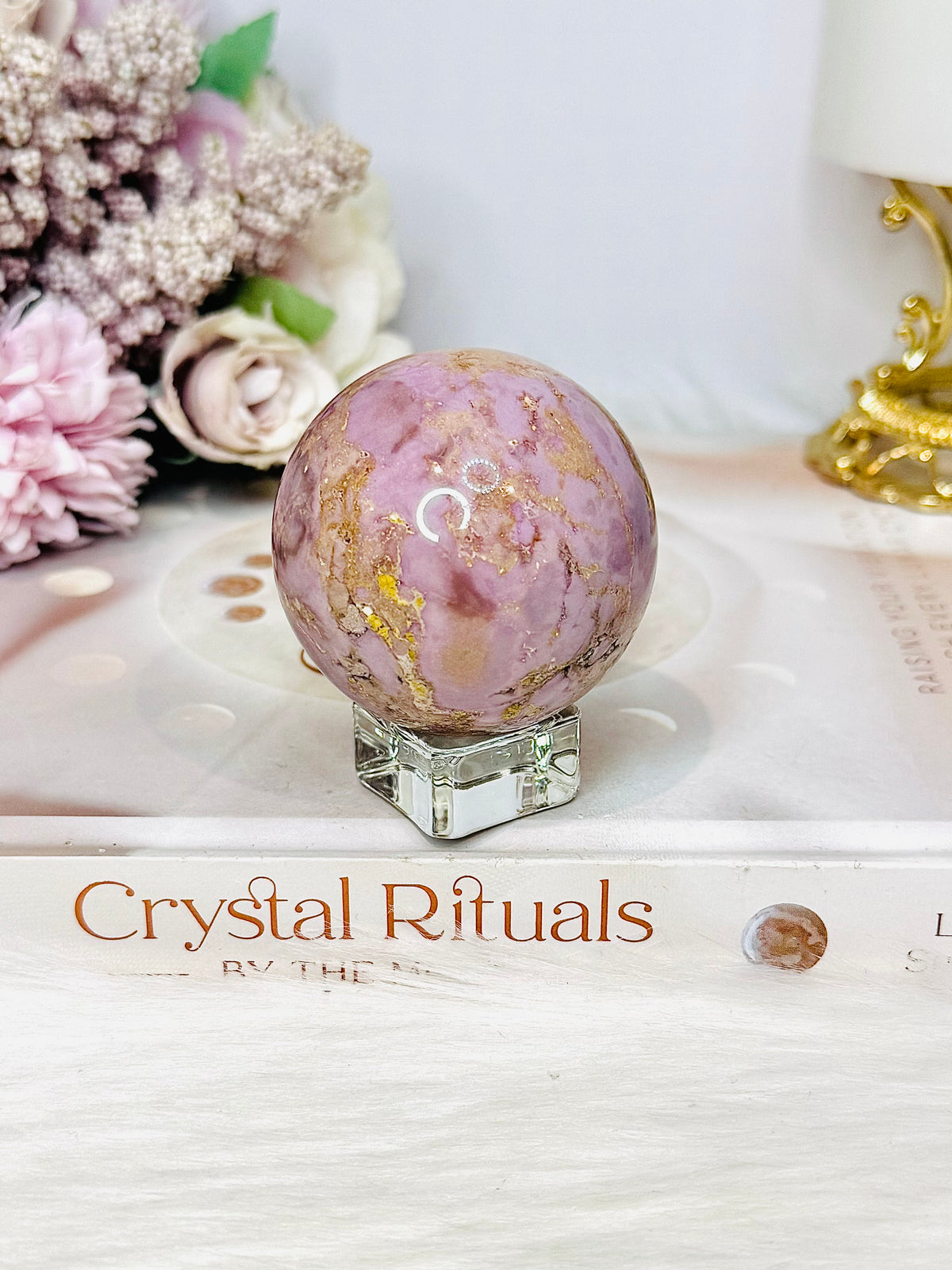 Phosphosiderite Sphere On Stand 6cm