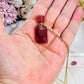 Gorgeous Strawberry Quartz Pendant Perfume Bottle Necklace In Gift Bag