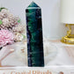 High Grade Fluorite Tower 12cm 195g