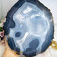 Huge Agate Polished Slab on Stand 25cm 1.5KG