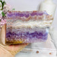 Natural Crazy Lace Amethyst Slab 13cm