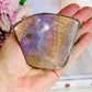 Wow! Incredible Pink, Purple & Orange Flash Natural Labradorite Polished Freeform 324grams