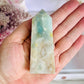 Sky Blue Quartz Tower 9cm