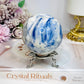 Large Afghanite Sphere on Stand 437g