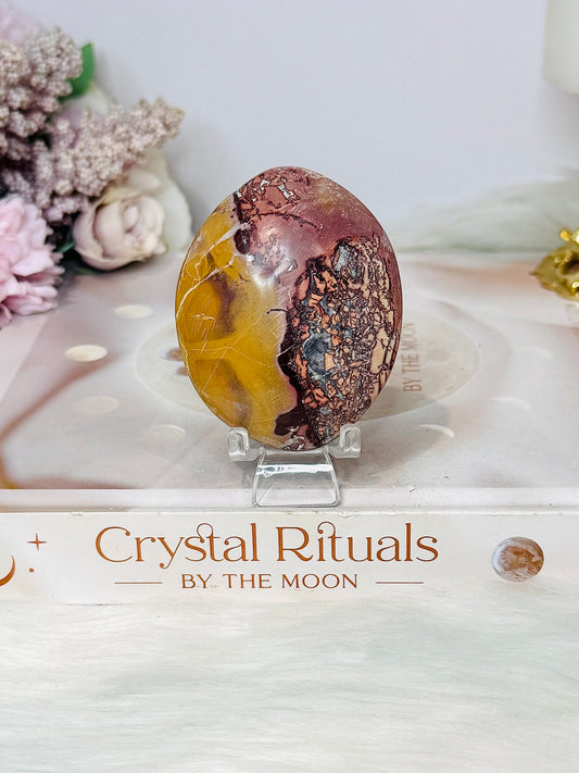 Picture Jasper Palm Stone (stand is display only)