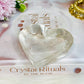 Clear Quartz Chunky Heart Bowl 7.5cm