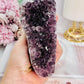 ⚜️ SALE ⚜️ Simply Stunning Chunky 637gram Amethyst Agate Cluster From Brazil Just Gorgeous 13cm