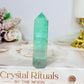High Grade Green Fluorite Tower 7.5cm