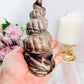 Unique Jasper Shell Carving 13cm 440grams
