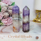💰💰 DOUBLE DEAL 💰💰 Set of 2 Amethyst X Agate Towers