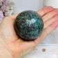 Large African Turquoise Sphere on Stand 294g