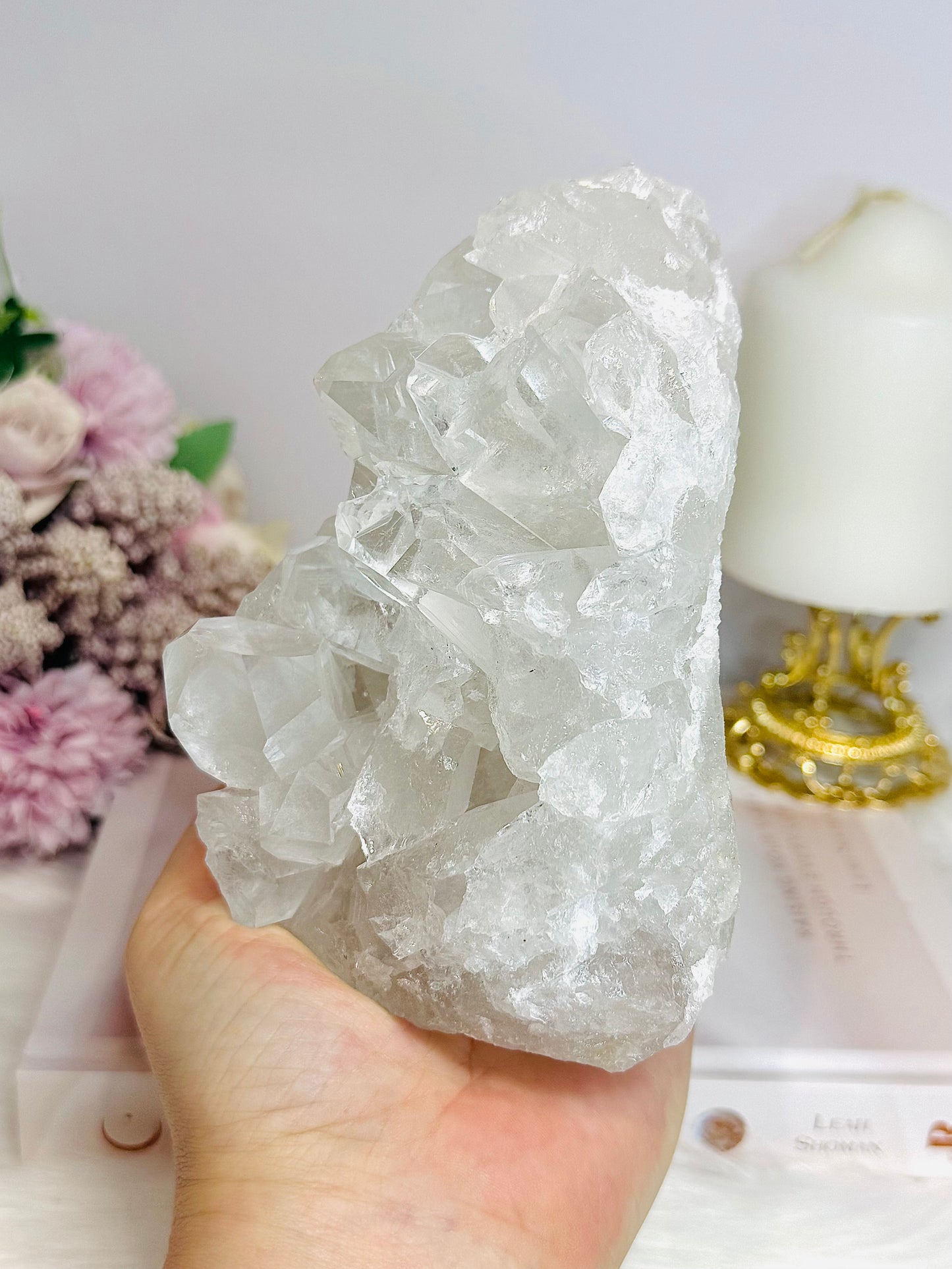 Clear Quartz Cluster (some broken points) 13cm 1.09KG Reduced