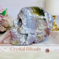 Huge High Grade Ocean Jasper Carved Skull 1.6KG