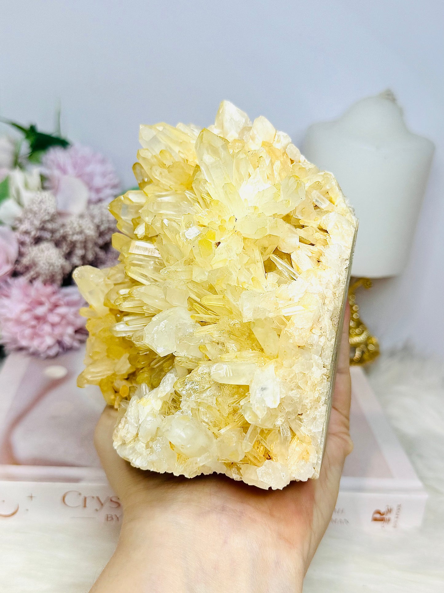 Large Natural Quartz Cluster Freeform 11cm 1.2KG