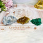 Set of 3 Specimen ~ Blue Calcite, Golden Healer & Velvet Malachite