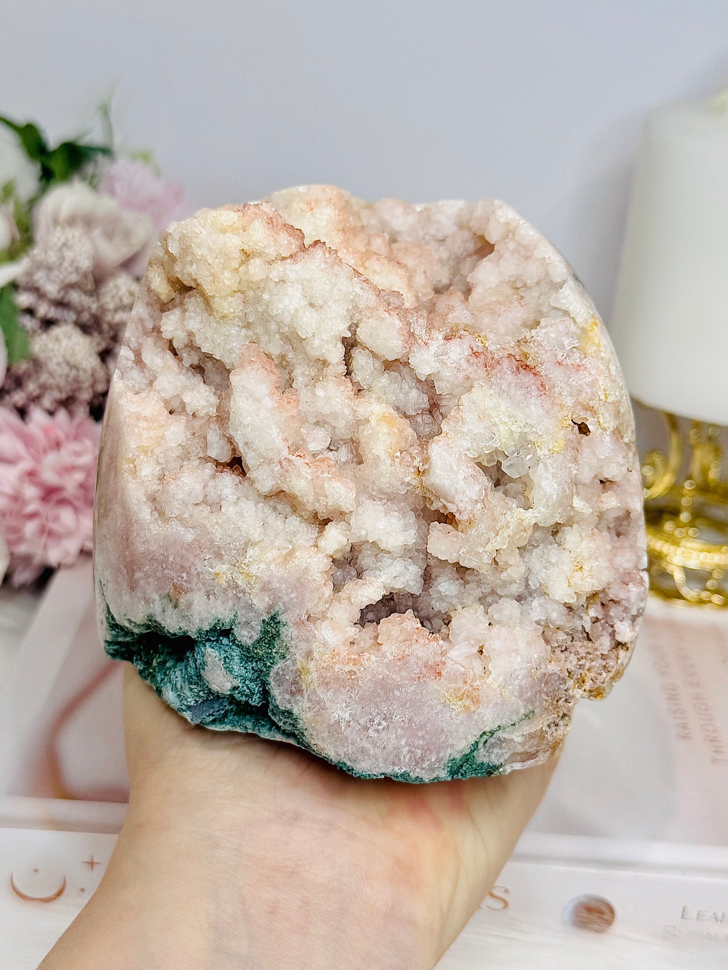 Large Pink Amethyst Druzy Freeform 1.08KG 10cm