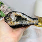Druzy Agate Natural Geode 387g