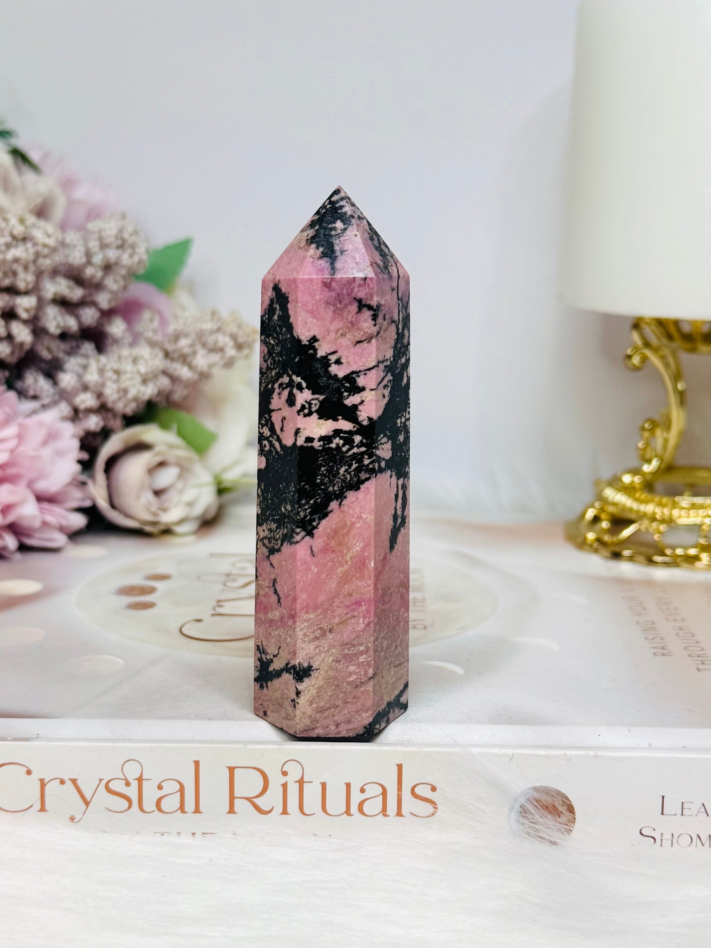 Rhodonite Chunky Tower 9.5cm