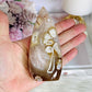 Druzy Flower Agate Freeform | Flame 11.5cm