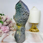 Large Unique Grape Agate Tower | Freeform 19cm 512g