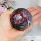 High Grade Mexican Lace Agate Sphere on Stand 334g for