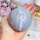 Large Ocean Jasper Sphere on Timber Stand 605g