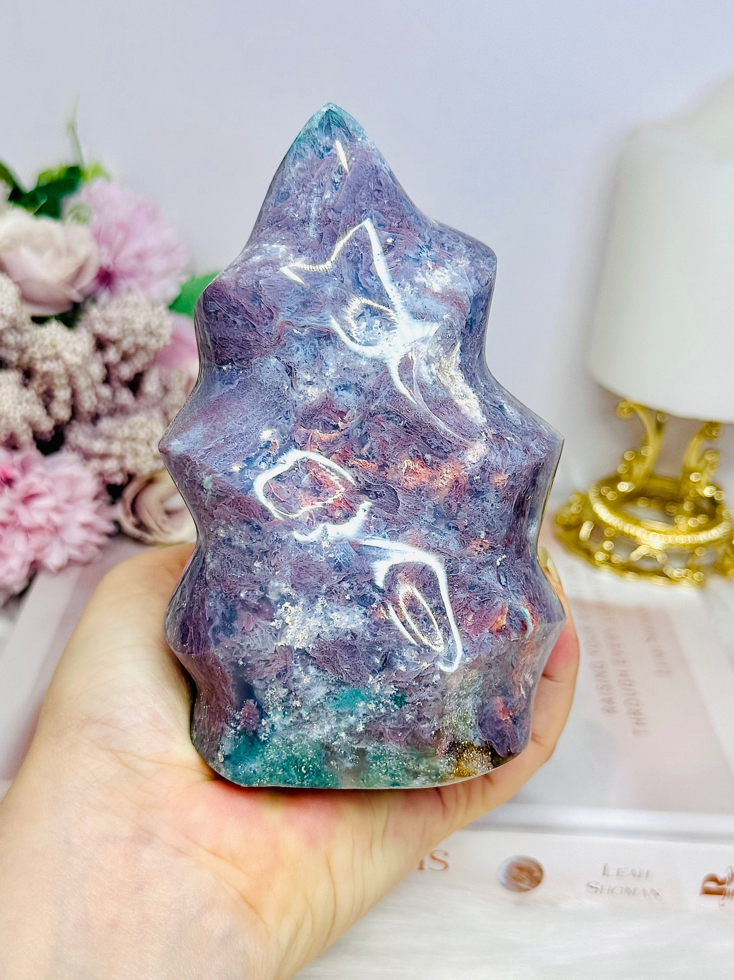 Large Ocean Jasper Flame 664g
