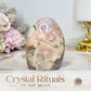 High Grade Druzy Flower Agate Freeform 7cm