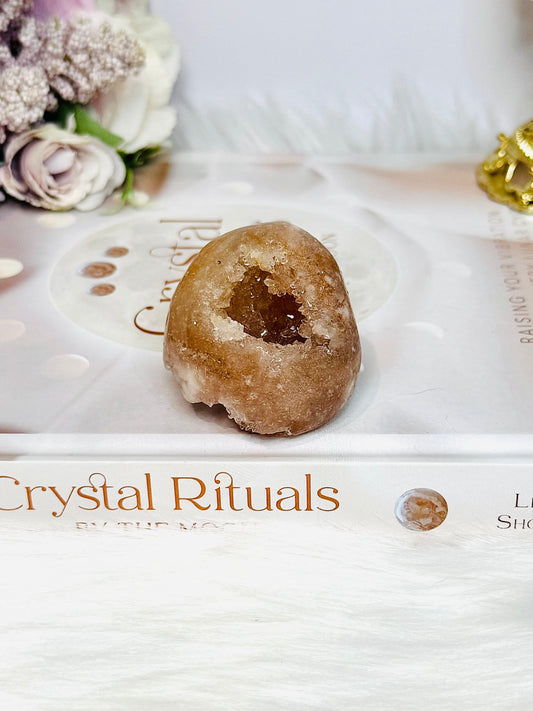 Small Pink Amethyst Druzy Freeform 69g