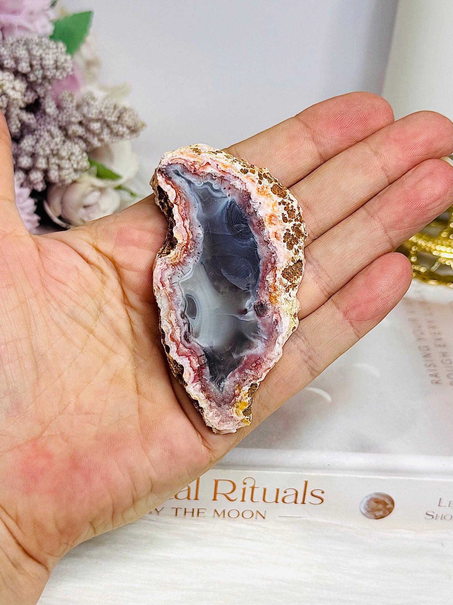 Natural Agate Slab 8cm
