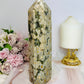 Large Ocean Jasper Druzy Tower 21.5cm 971g