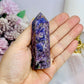 AAA Grade Charoite Tower 9cm