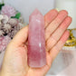 High Grade Rose Quartz Tower 10cm