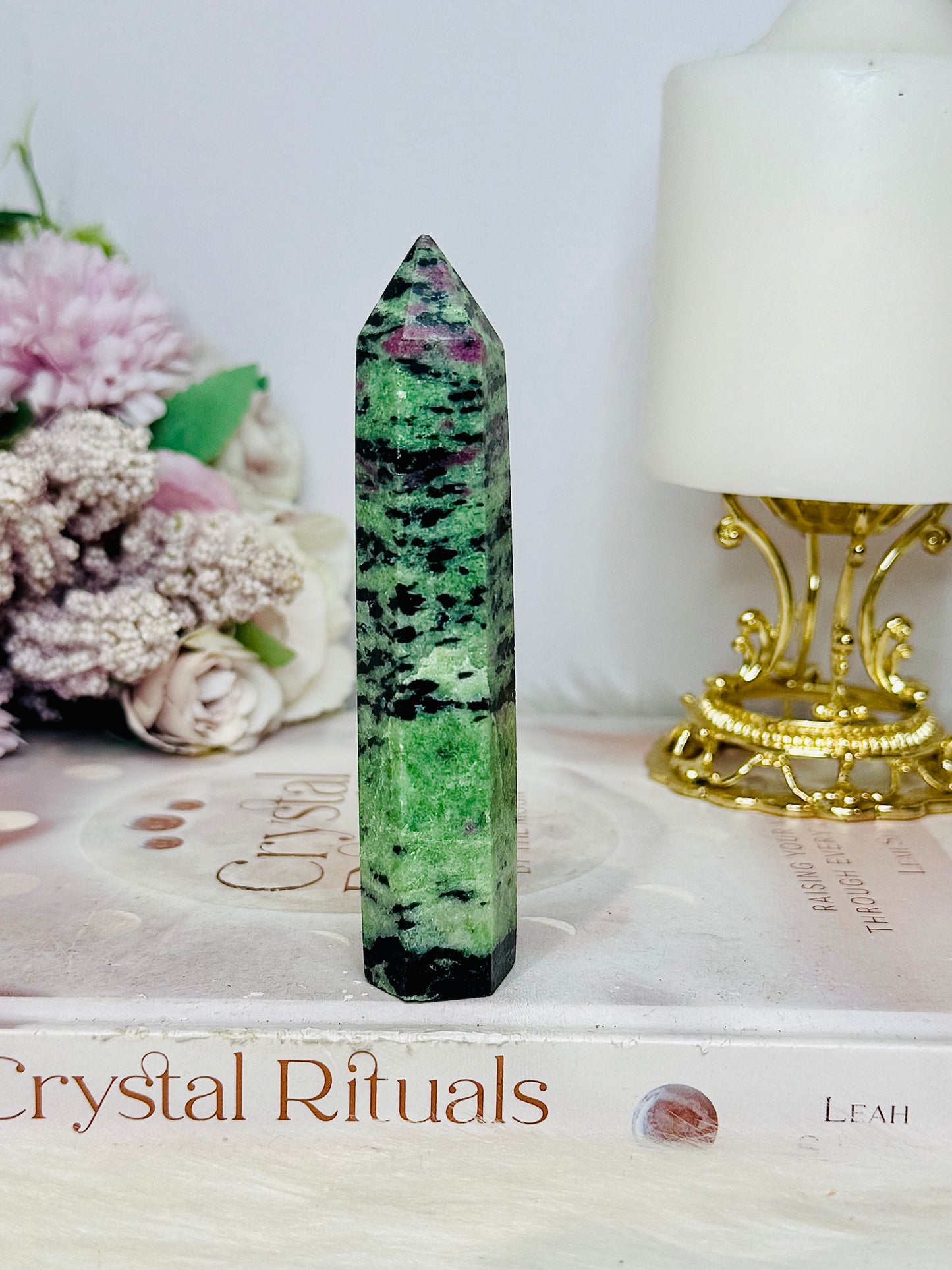 Ruby Zoisite Tower 10.5cm