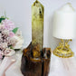 Citrine Tower in Timber Base 17cm