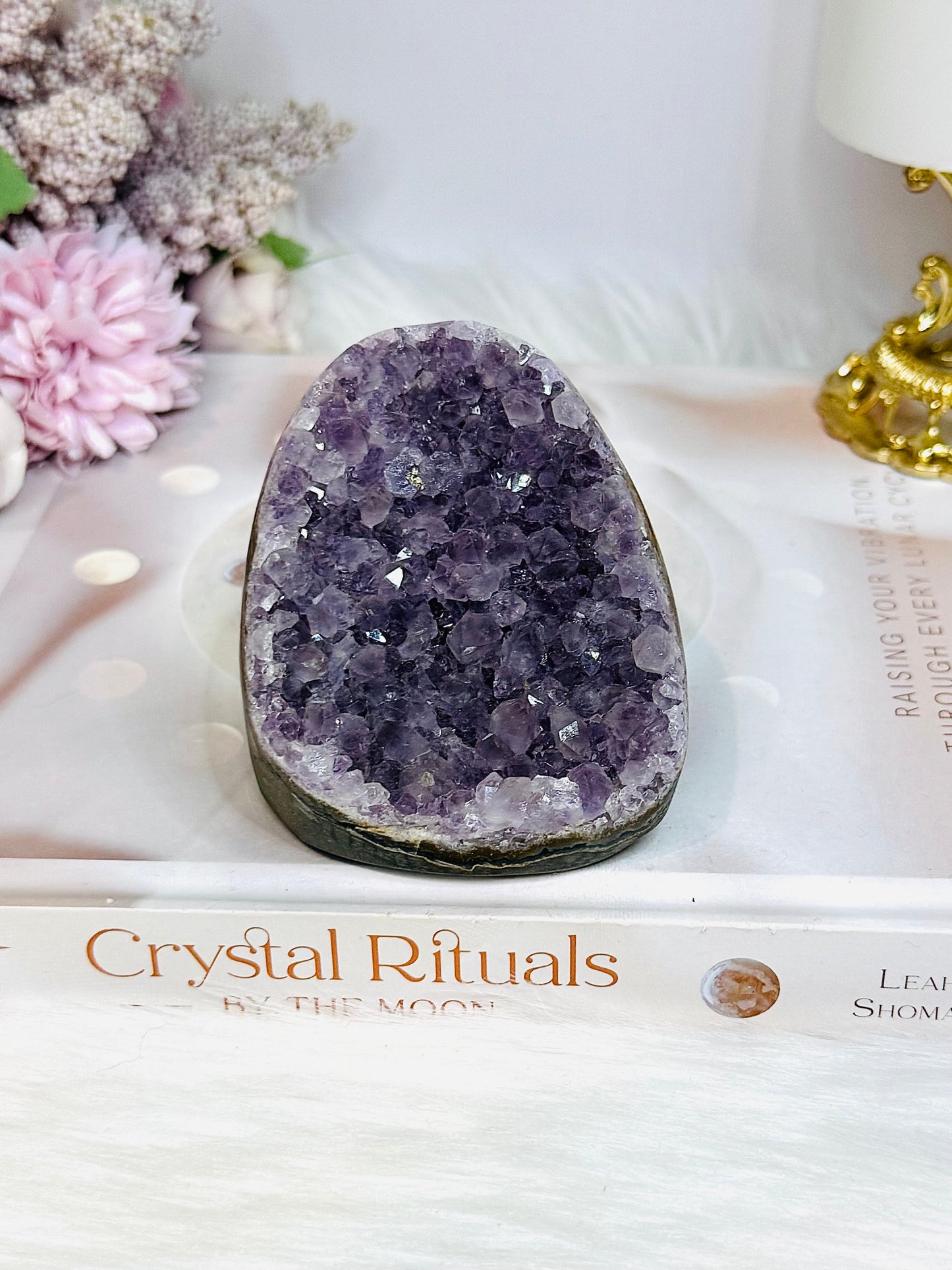 Amethyst Base Cut Cluster 401g