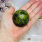 Natural Green Opal Sphere on Stand 142g