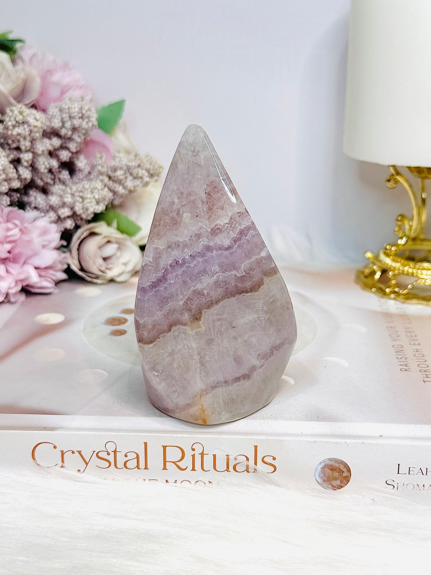 Natural Large Crazy Lace Amethyst Polished Freeform 9.5cm